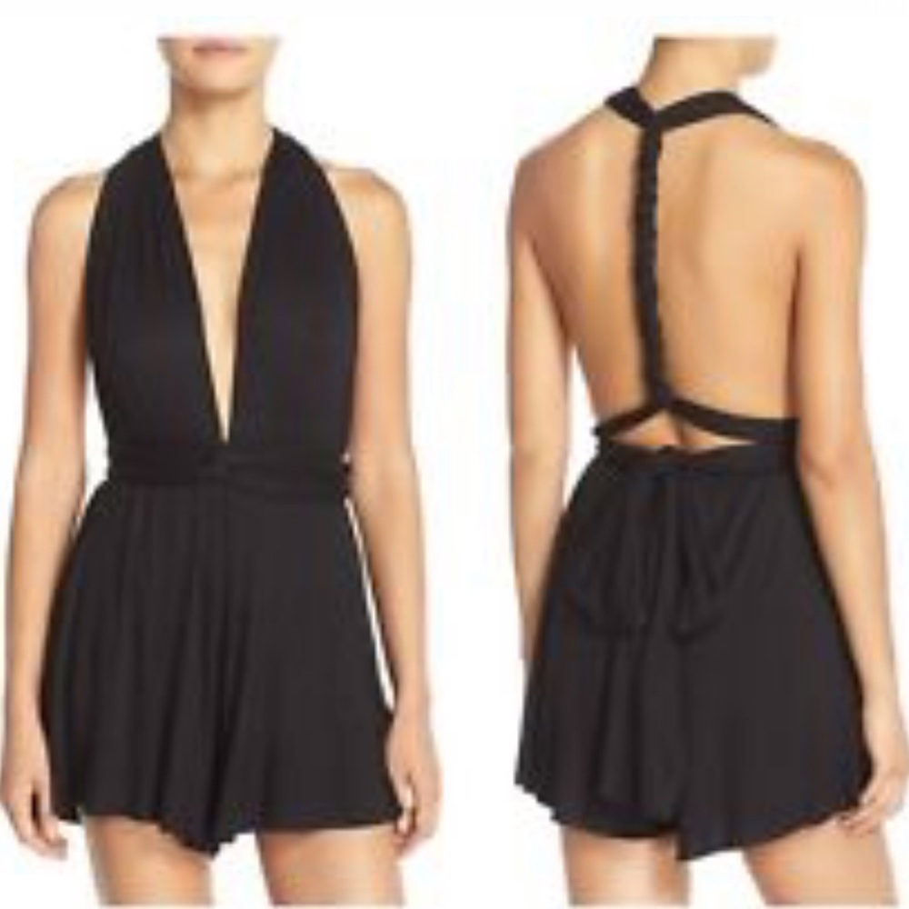 Elan Romper With Multiple Ways To Tie Stretchy New - image 3